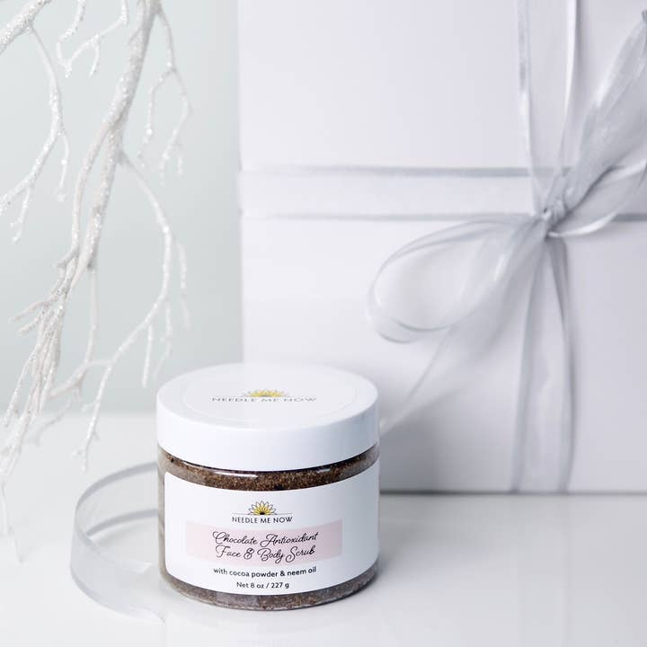 Chocolate Antioxidant Face & Body Scrub with Neem Oil for wholesale by Needle Me Now