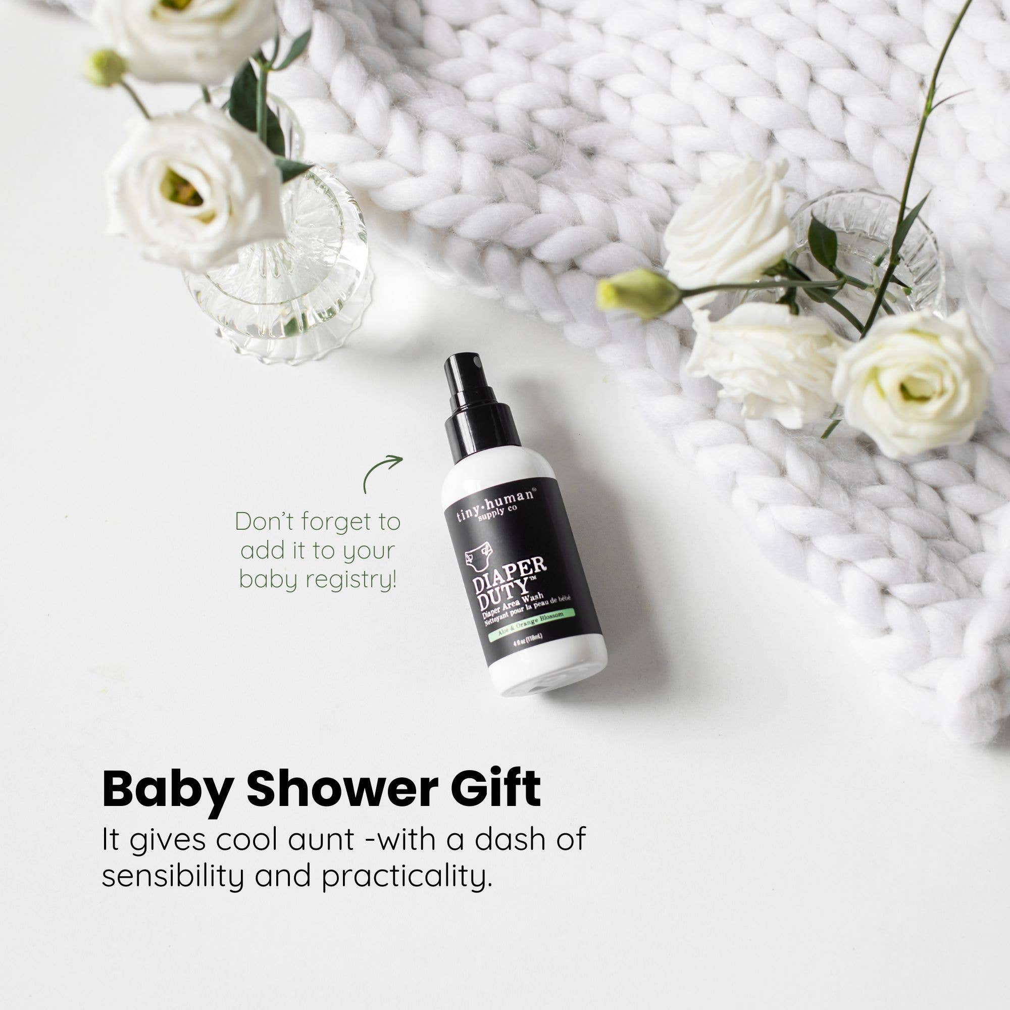 Tiny Human Supply Co. - Vente Crème pour le change - Couche-culotte Duty™ Lavage de surface de couche 4oz6