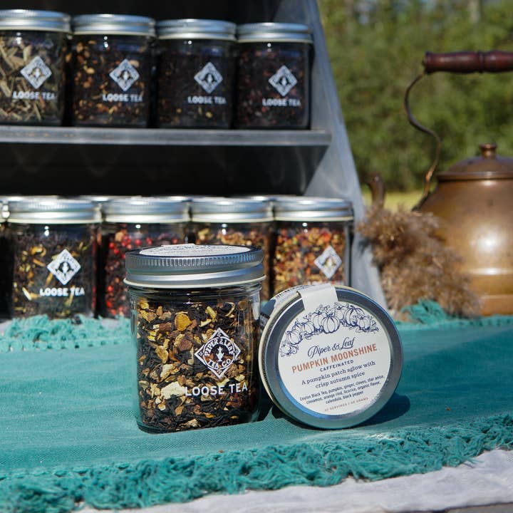 Pumpkin Moonshine Loose Leaf - 30 Servings for wholesale by Piper & Leaf Artisan Tea Co
