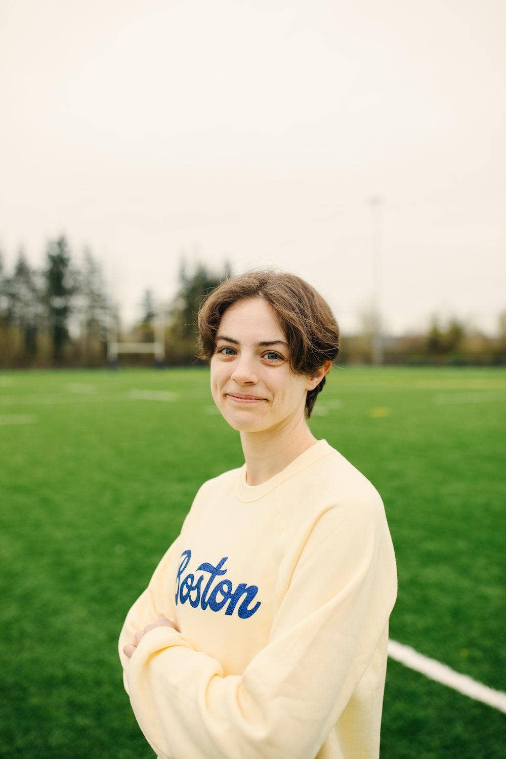Yellow Boston Sweatshirt for wholesale on Faire6