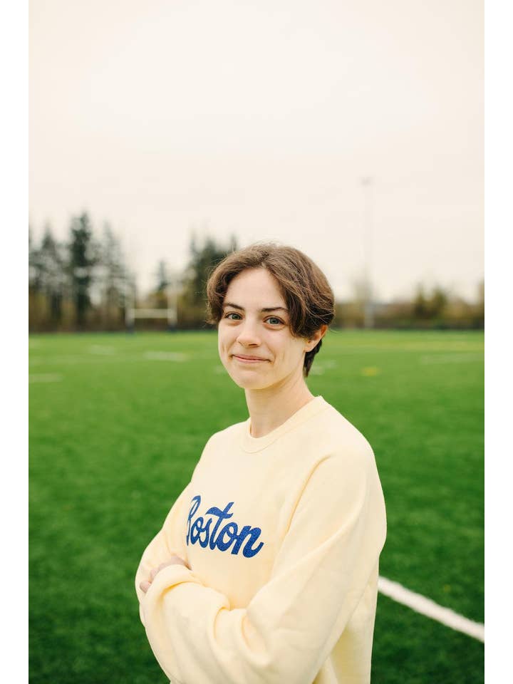 Yellow Boston Sweatshirt for wholesale on Faire6