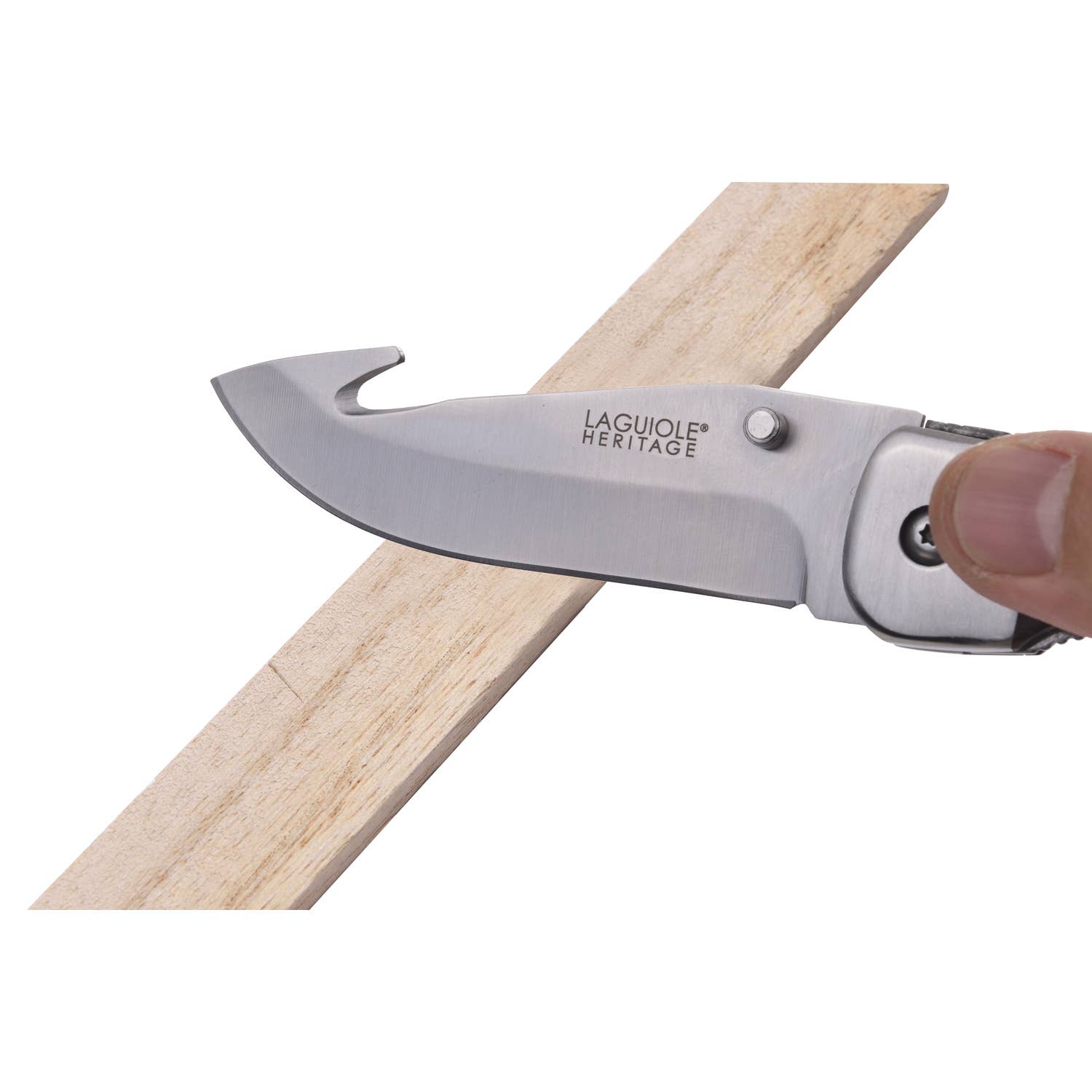 LAGUIOLE HERITAGE - Wholesale Pocket Knife/Holder - Laguiole Heritage Hunting Knife Set with Black Leather Case  5