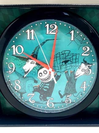 NIGHTMARE BEFORE CHRISTMAS WALL CLOCK for wholesale by The Zoofy Group , LLC