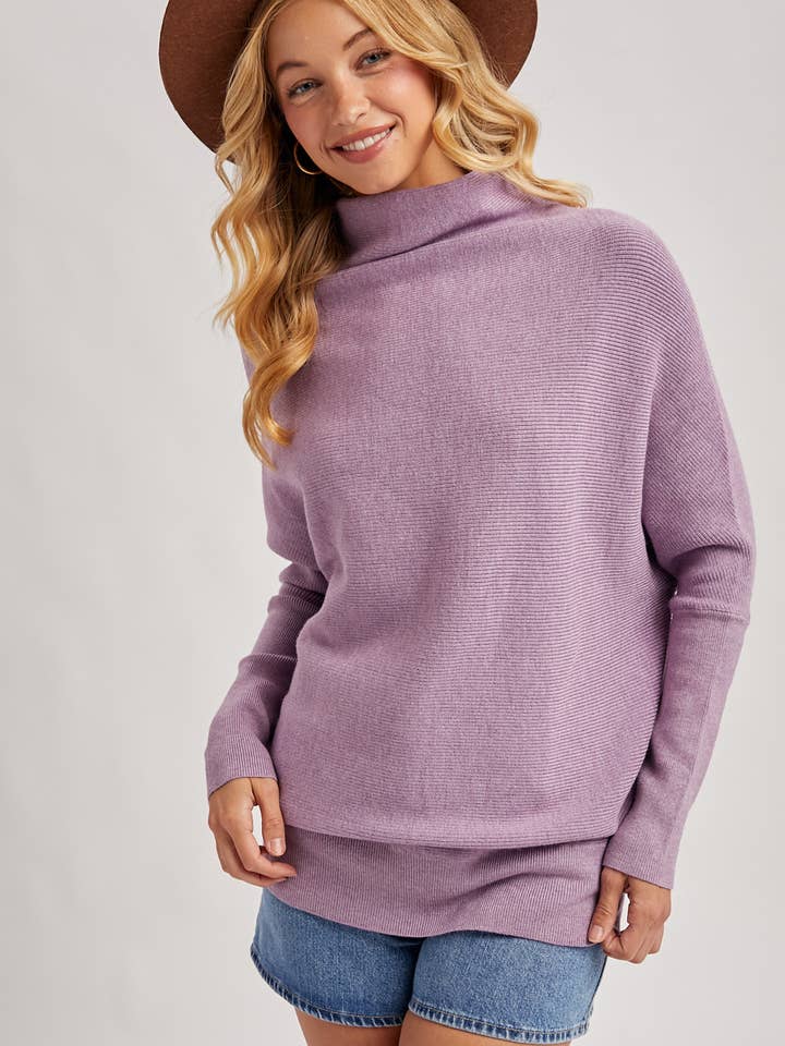 Bluivy - Wholesale Knit Sweater - Women's - SLOUCH NECK DOLMAN SLEEVED PULLOVER10