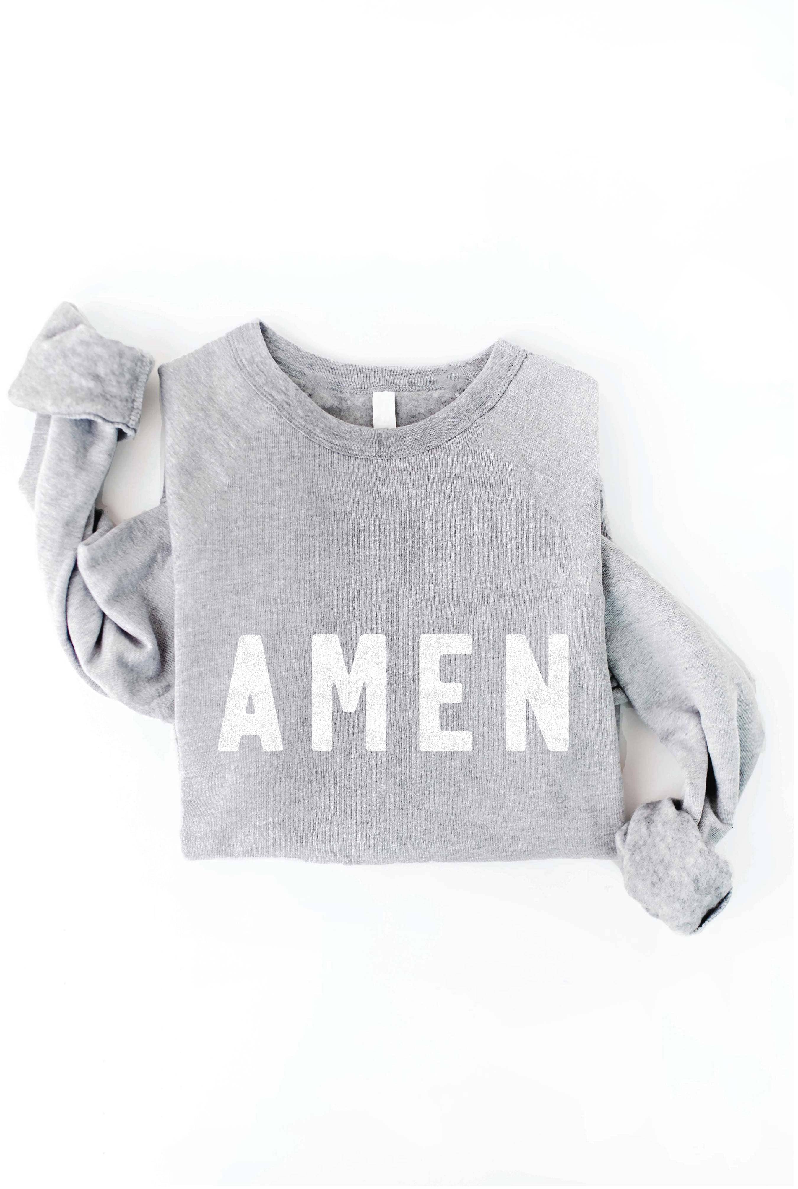 OAT COLLECTIVE - Wholesale Graphic Sweatshirt - Women's - AMEN Graphic Sweatshirt10