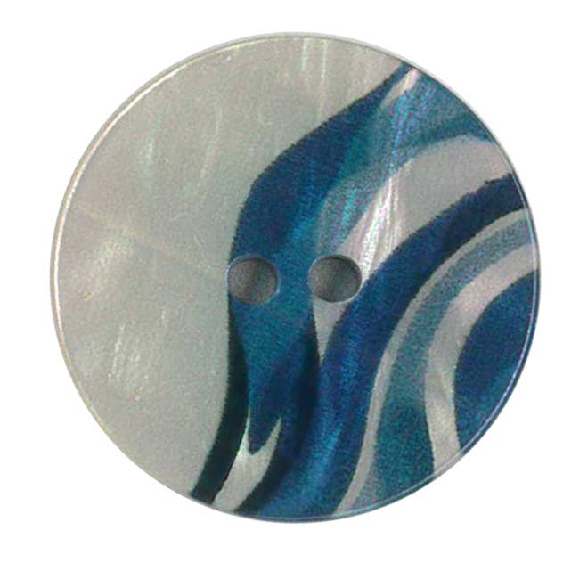 IMITATION MOTHER-OF-PEARL WAVES EMBOSSED BUTTON for wholesale by NEMARK