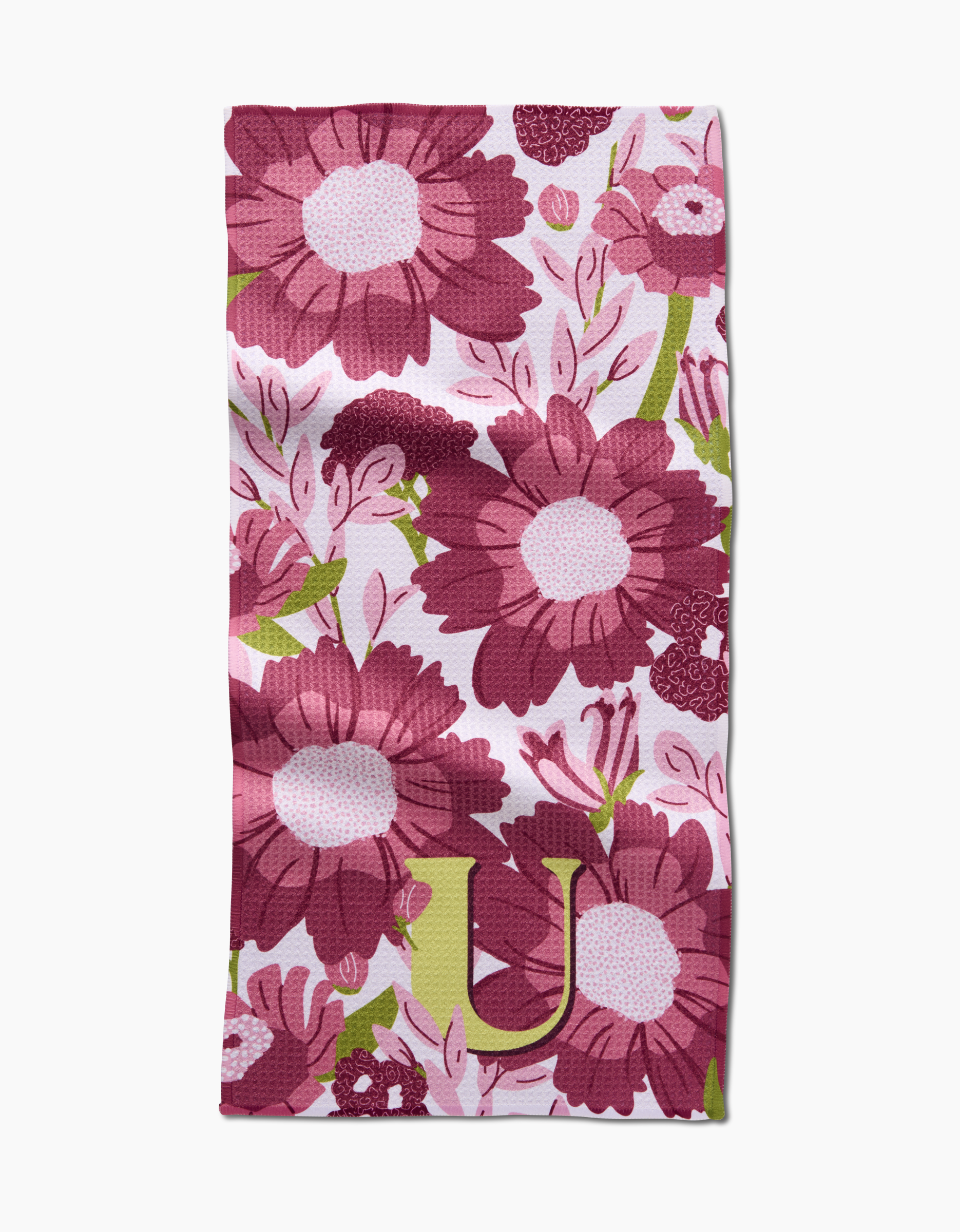 Geometry - Wholesale Tea Towel - Geometry Monogram Floral Bar Towel24