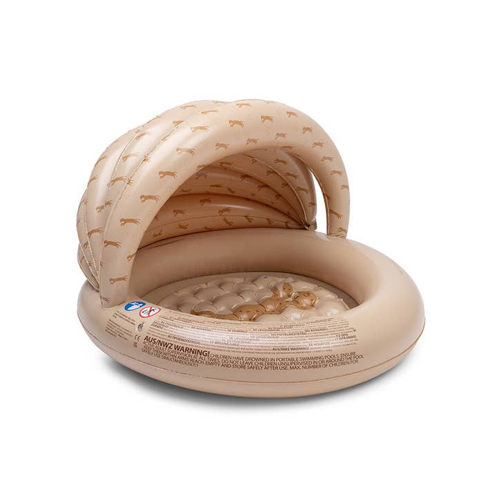 Kids Pool - Beige - Roamer - Ø 100 cm with Canopy for wholesale by Swim Essentials