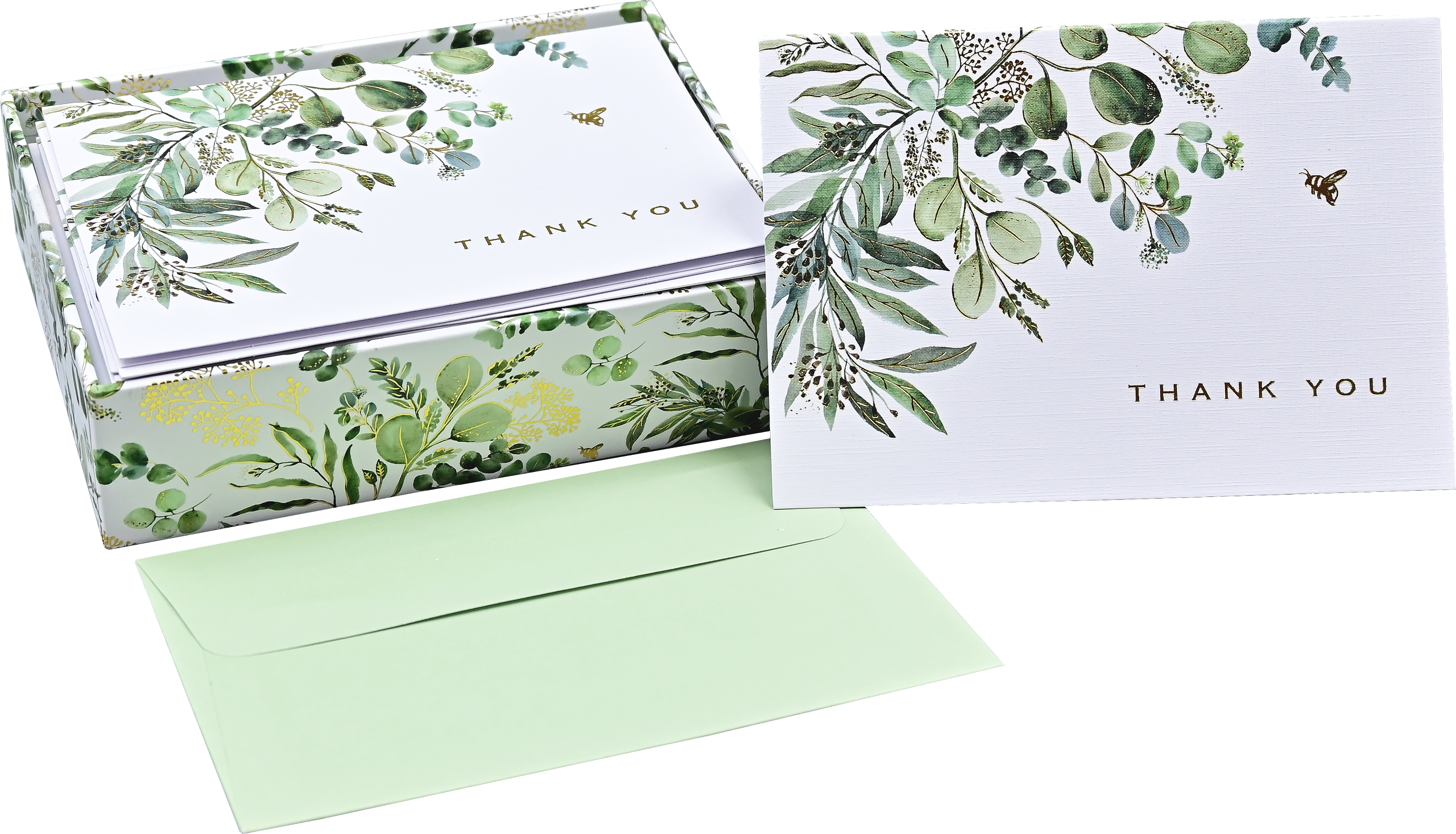 Peter Pauper Press - Wholesale Thank You Card - Eucalyptus Thank You Notes2
