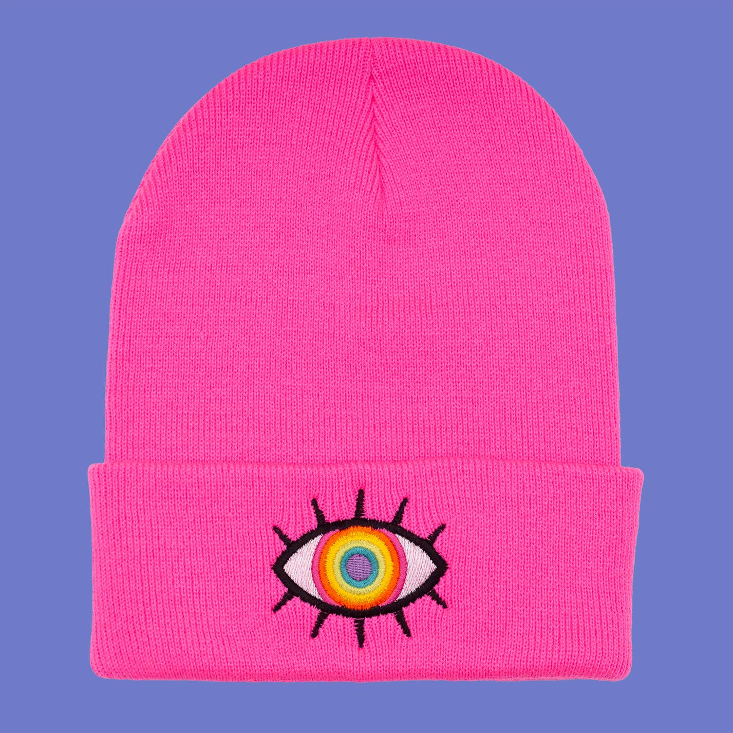 Wokeface - Wholesale Beanie - Unisex - Rainbow Eye Beanie2