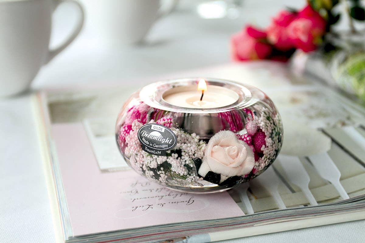 Gilde Handwerk Macrander GmbH & Co. KG – wholesale Tea light candles – Dream Smart Little Rose VE 61