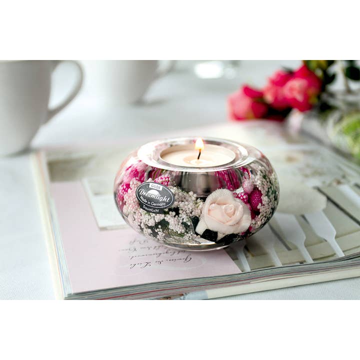 Gilde Handwerk Macrander GmbH & Co. KG – wholesale Tea light candles – Dream Smart Little Rose VE 61