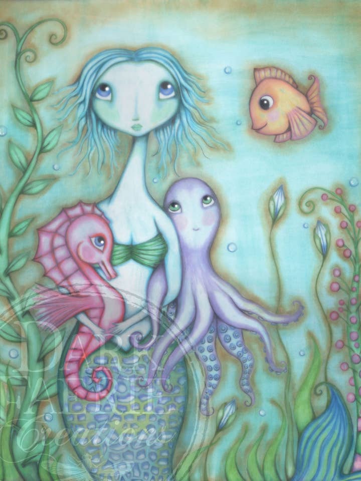 Underwater Dream - Impresión firmada de 8 x 10 para venta al por mayor de Dark Faerie Creations