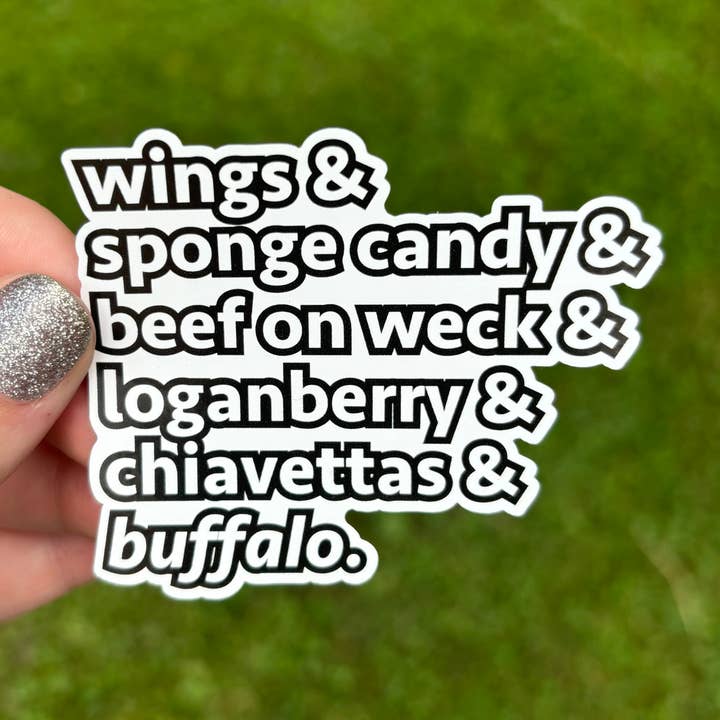 Autocolante Favoritos de Buffalo | Autocolante para Carro | Buffalo por atacado de MVM Graphics