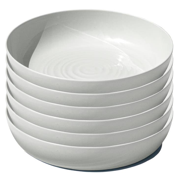 Ensemble de 6 bols à dîner Terra RPET Soft White pour la vente par Abode Homewares by TarHong