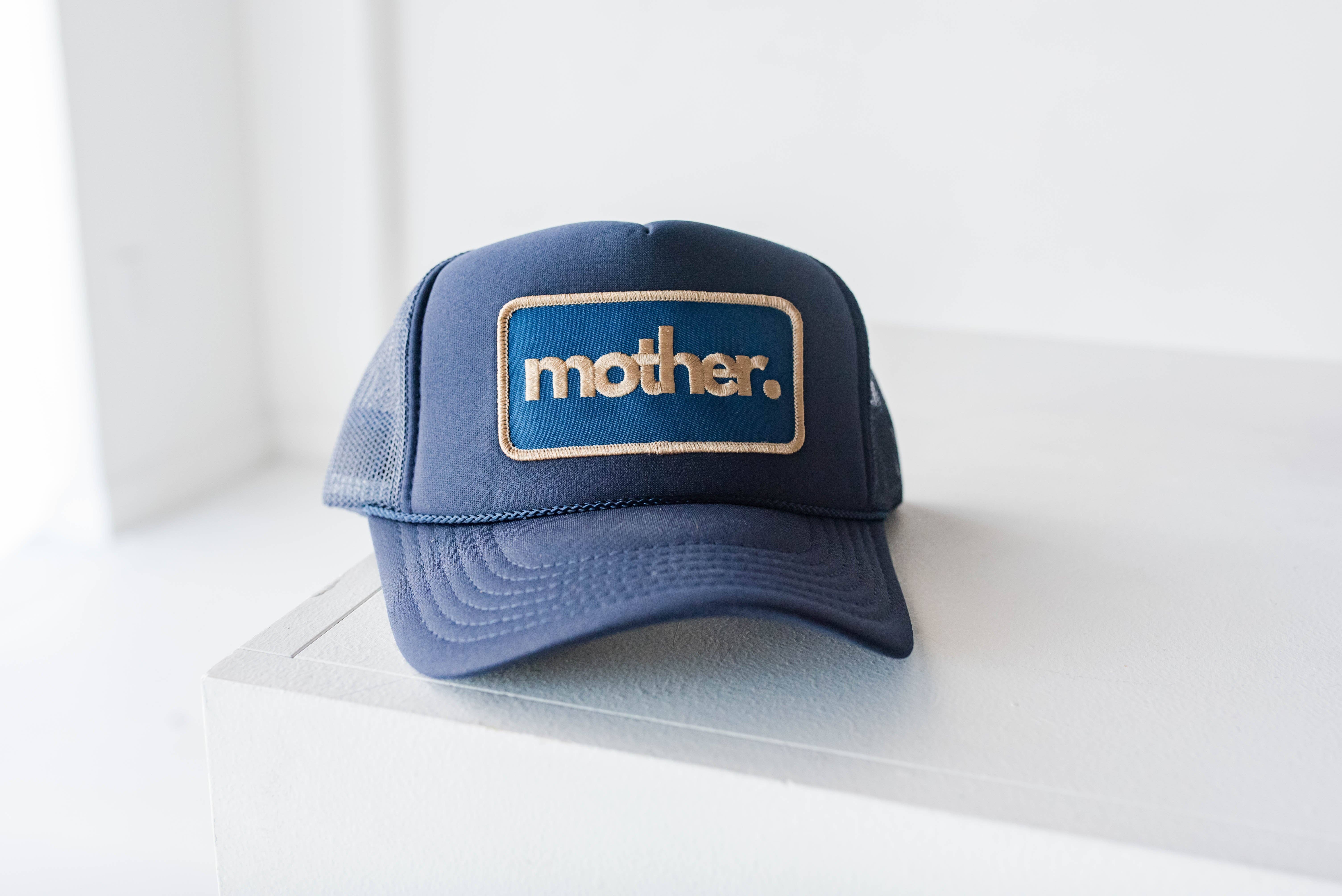 Mother Patch Trucker Hat - Navy for wholesale on Faire3