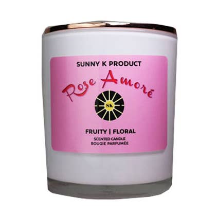 Rose Amoré Candle for wholesale by Sunny K Products