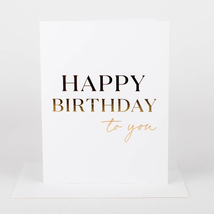Happy Birthday to You for wholesale by Wrinkle & Crease Paper Products