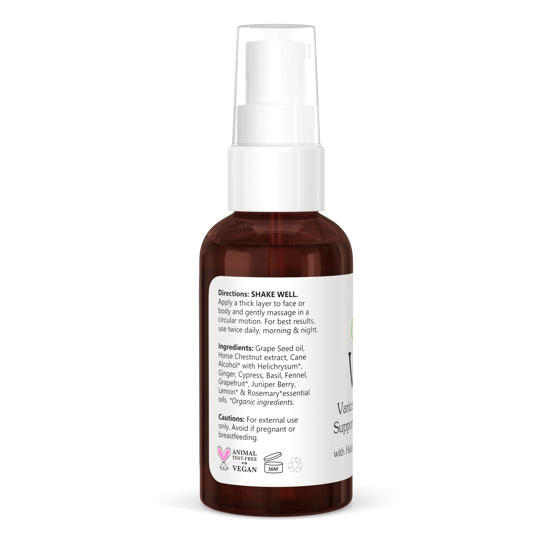 Isabella's Clearly - Wholesale Facial Oil - VEIN, Varicose and Spider Vein Support Oil for Face and Body1