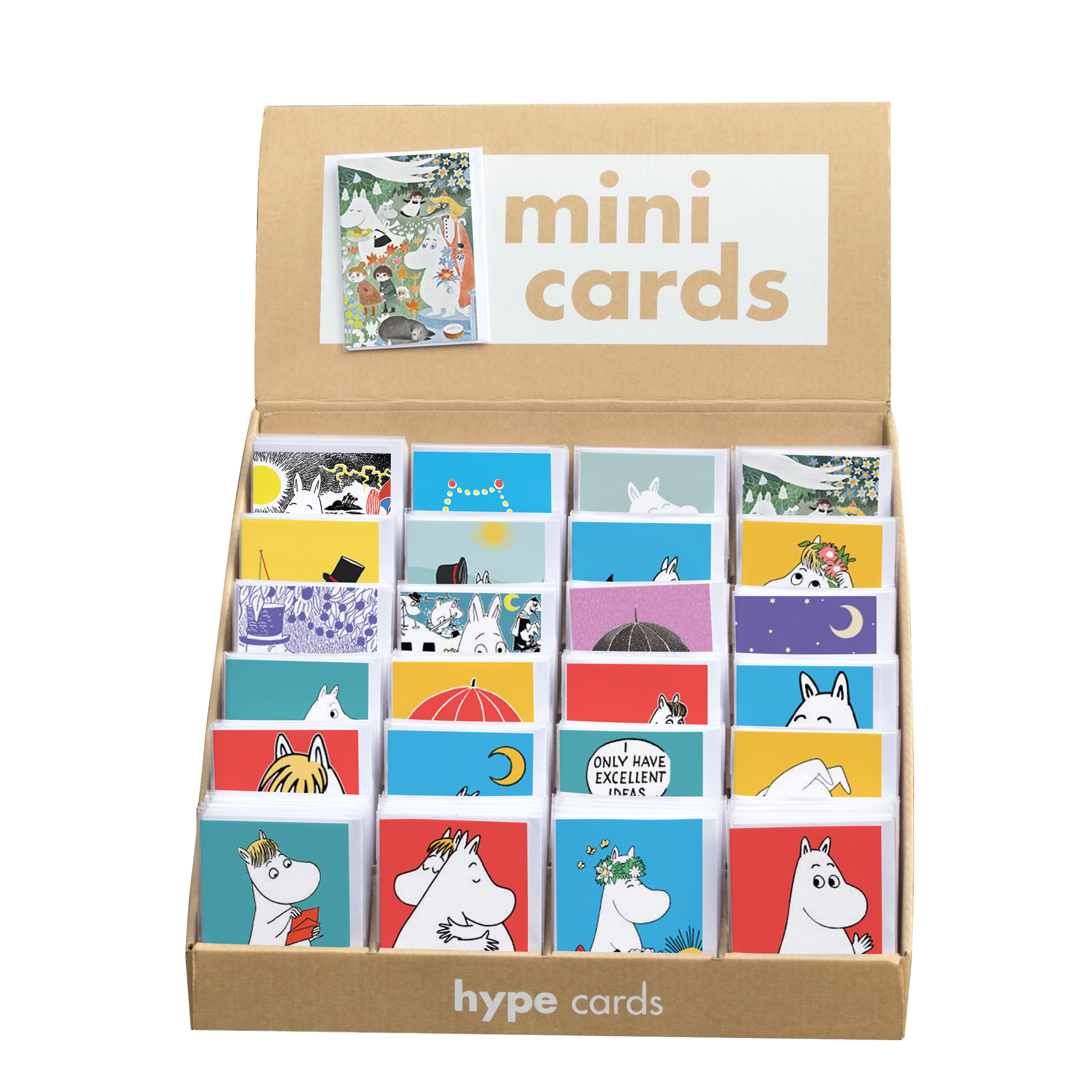 Hype Associates Ltd - Wholesale Everyday Greeting Card - Mini Card Box | Moomin0