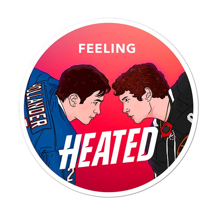 Party Mountain Paper co. - Wholesale Phone & Laptop Stickers - Feeling Heated Sticker | Heated Rivalry0