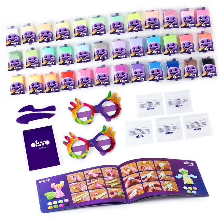 Fainotoys - Wholesale Art Set - Kids & Baby - OKTO Air Clay Set for Creativity – 36 Colors2