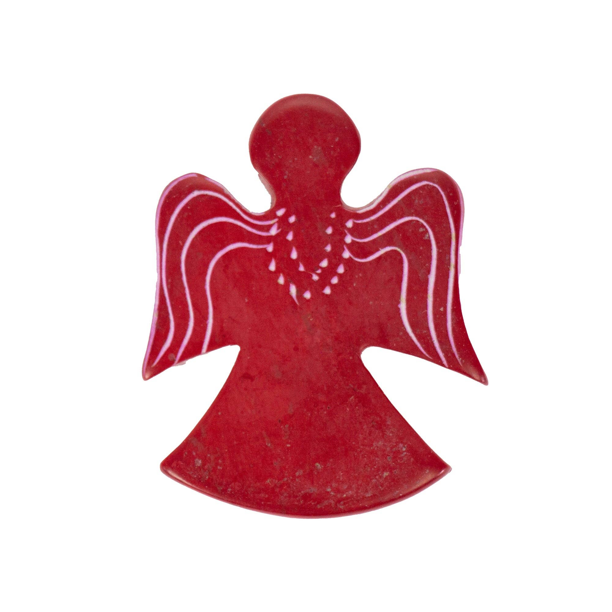 Global Crafts - Vente Figurine décorative - Paquet de 10 - Palm Angels colorés en stéatite3