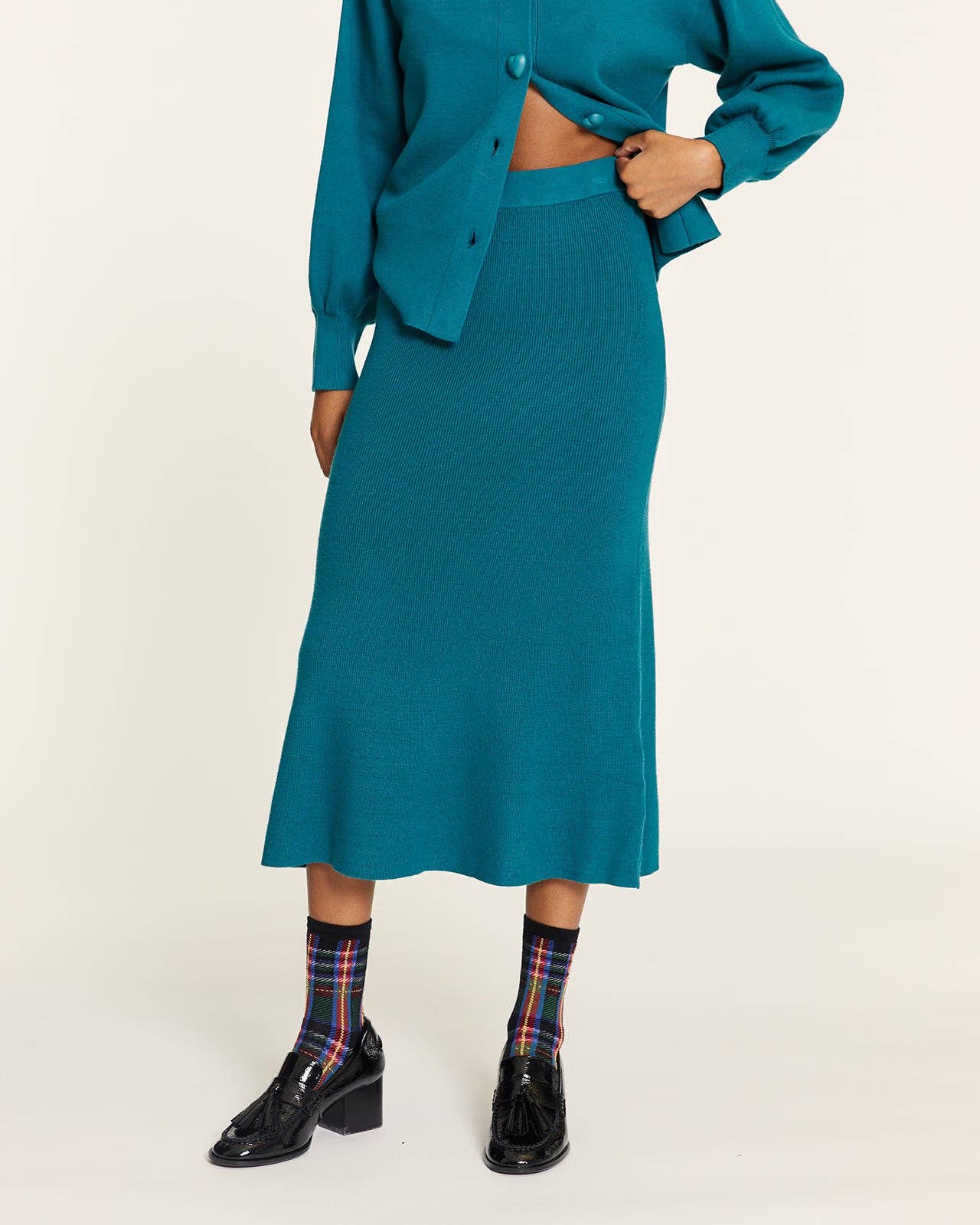 Pepaloves – wholesale Skirt – Women’s – FALDA DE PUNTO VERDE2