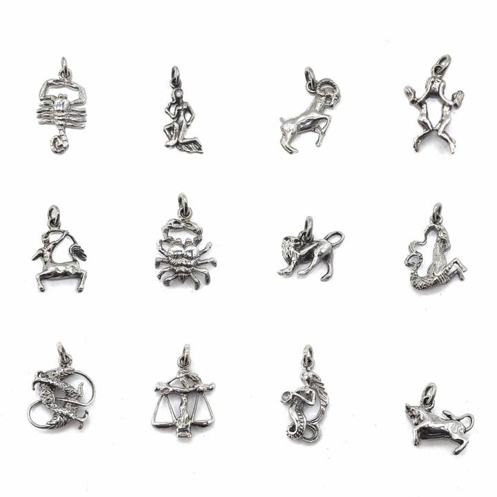 925 Sterling Silver Astro Sign Pendant for wholesale by Iroquoise