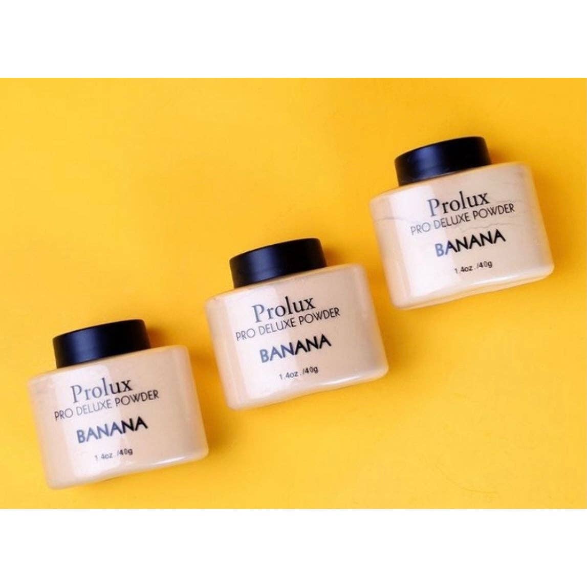 Efon International Corp. – wholesale Sminkfixerande spray/pulver – Banana Pro Deluxe Puder – Slät, Ljus och Felfri Finish4