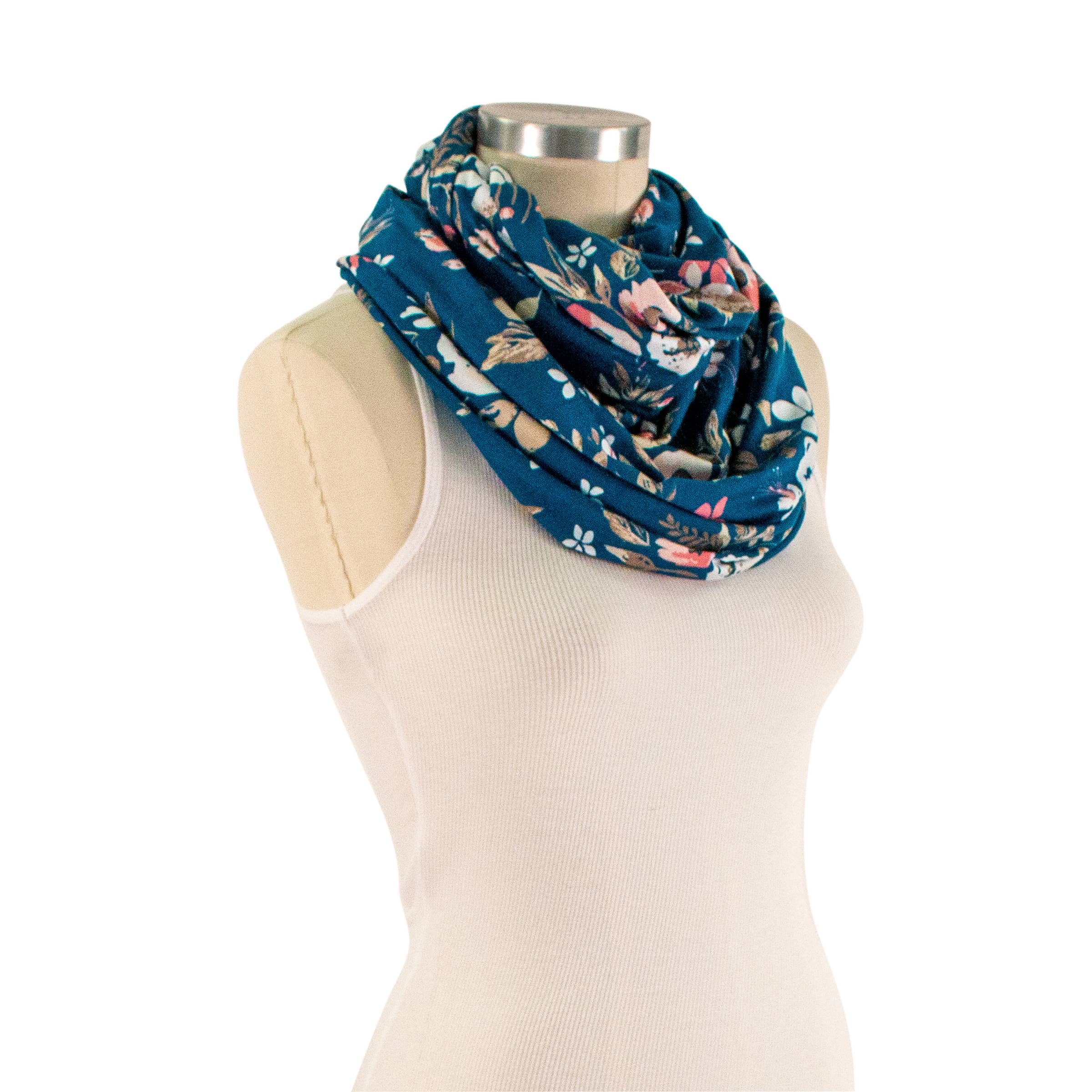 Bebe au Lait - Wholesale Nursing Cover - Maternity - Midnight Floral 5-in-1 Multi-Use Cover2