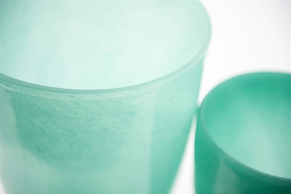 DutZ [collection] - Venta al por mayor Floreros - Vidrio soplado a mano, fabricado en Europa, Jarrón - H32 D21 Cm2