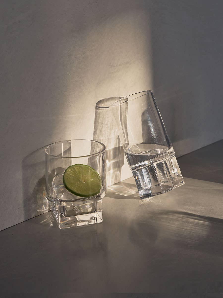 Clear Rubell Glass Highball for wholesale on Faire2
