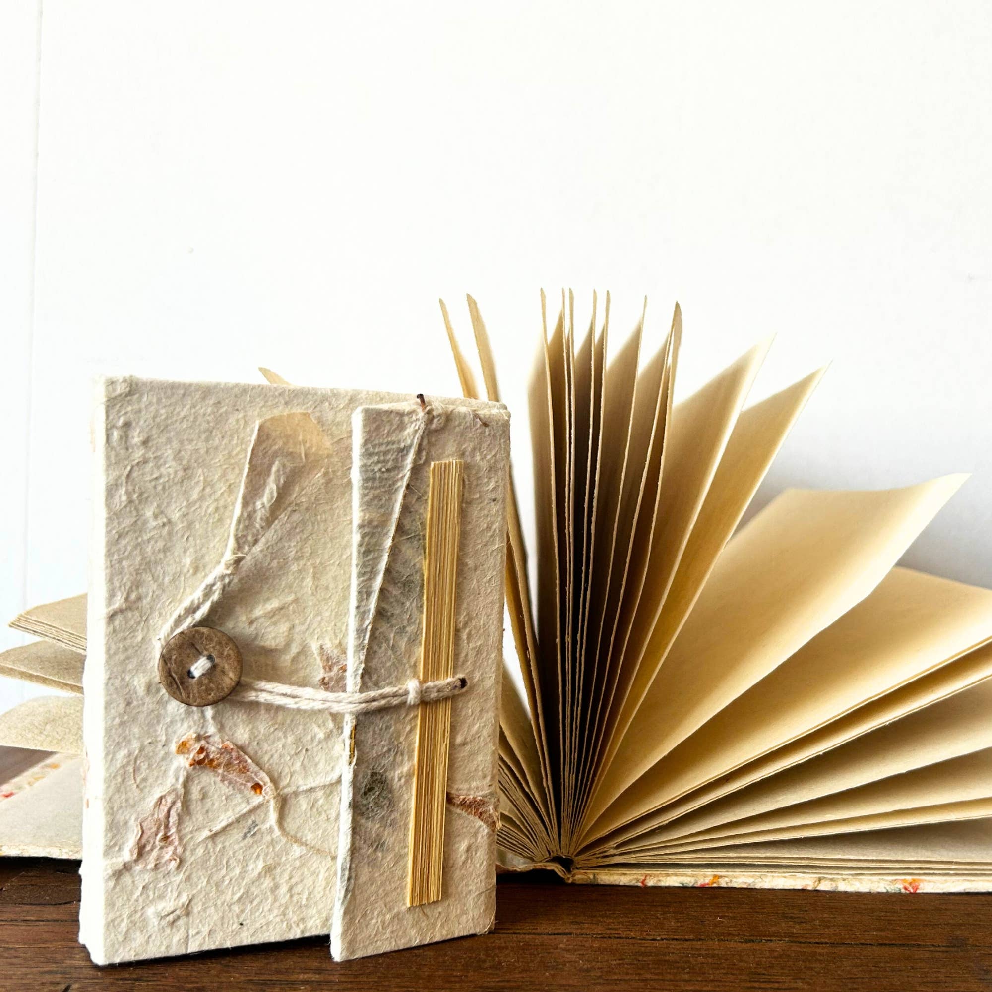 AW Artisan - Wholesale Notebook - Medium Lokta Notebook - Mixed Flowers - 45 sheets1