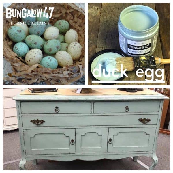 Bungalow 47 Furniture Paint - Wholesale Paint Set - Duck Egg chalk and clay Furniture Paint2