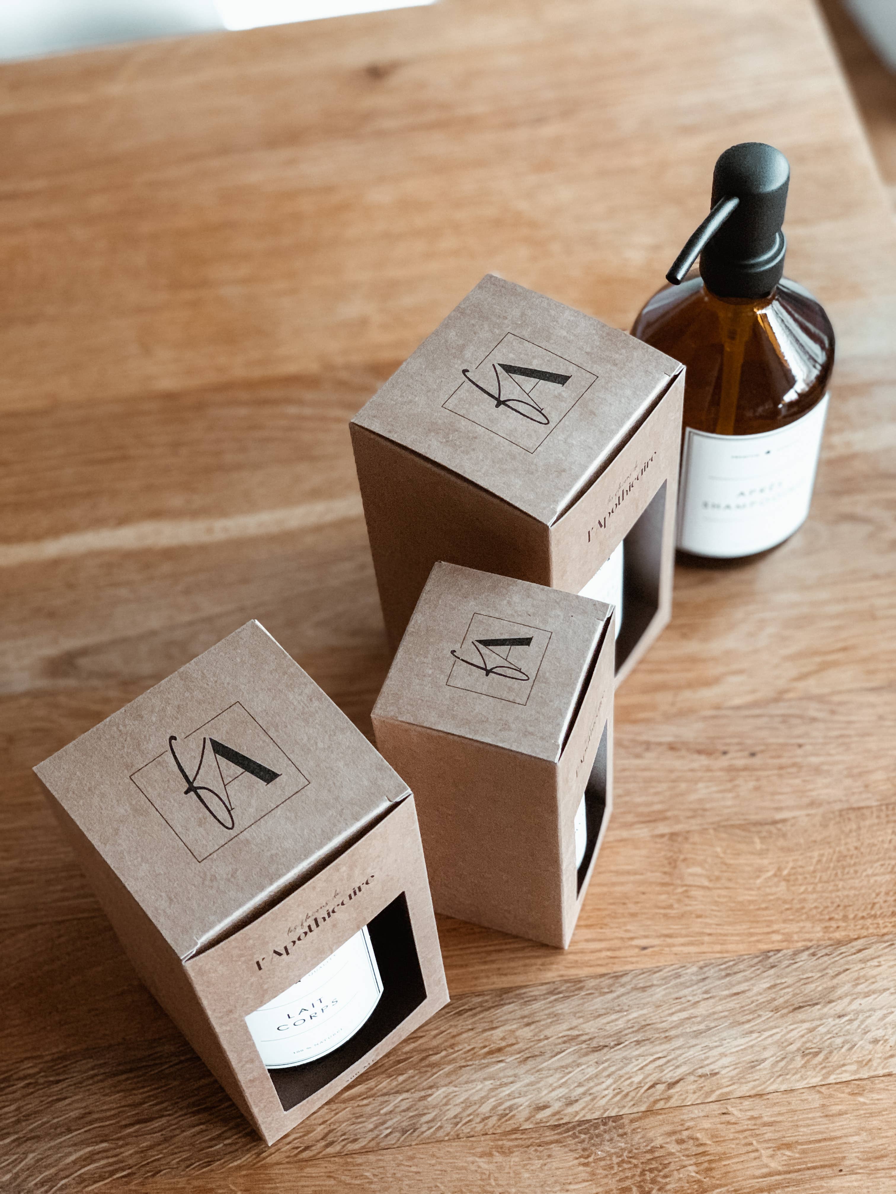 Les Flacons de l’Apothicaire - Vendita all'ingrosso Dispenser per sapone - Flacone in vetro ambra per sapone4