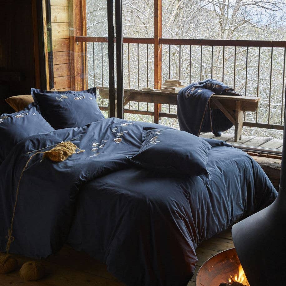 Sylvie Thiriez - Wholesale Bedding Pillowcase/Sham - Blue pillowcase Au coeur de la vallée 3