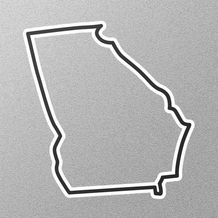 Georgia 7 State Sticker for wholesale by GraffMerch.com