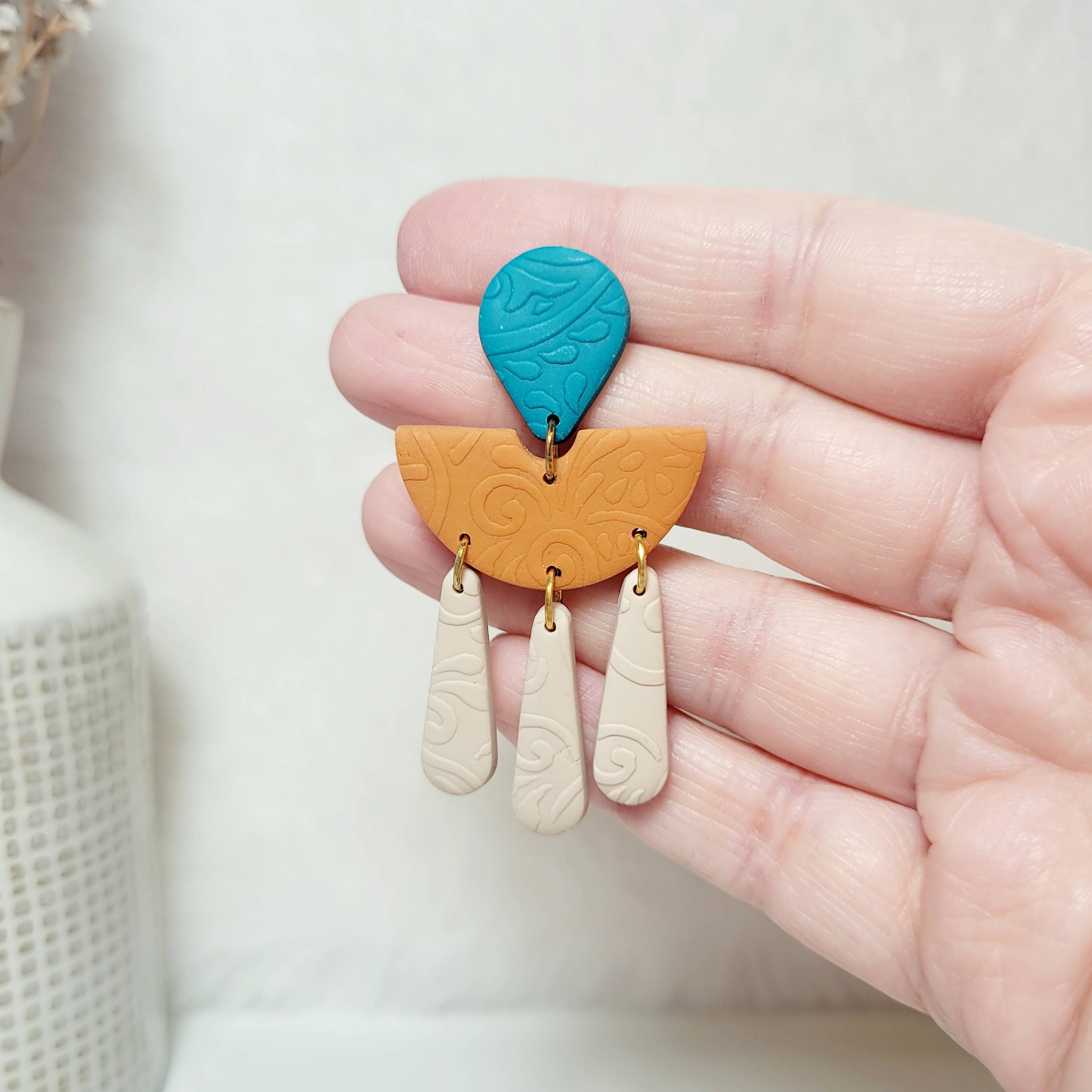 Spiegel Clay - Wholesale Dangle Earrings - Dangles 3 colors3