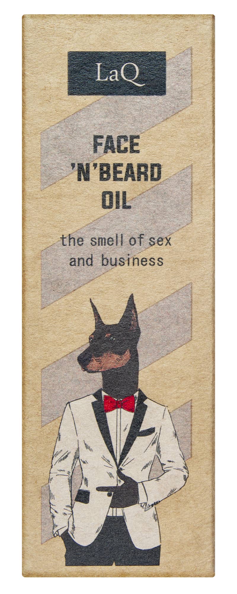 Mister33 Mencare - Vente Produit structurant pour la barbe - LaQ Face 'n' Beard Oil Huile à barbe Doberman1