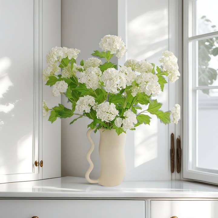 ACNITE(We cover U.S. import duties) – wholesale Artificial flowers – Snow Ball Artificial Flower silk hydrangea wedding floral3