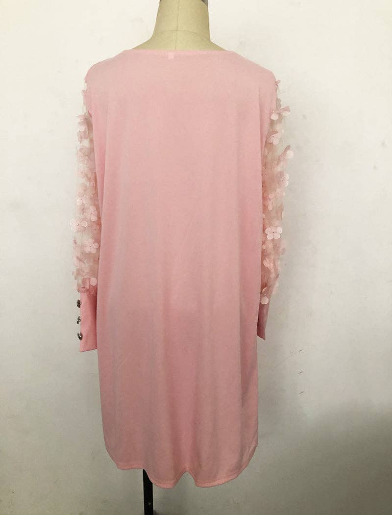 safistyle - Wholesale Dress - Women's - Floral Sleeve A-Line Mini Dress9