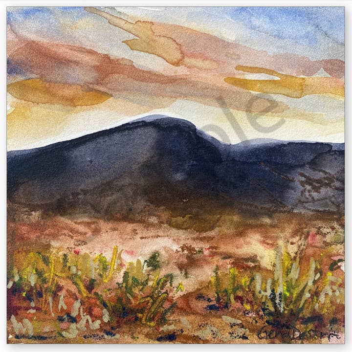 Desert Sunset Metal pour la vente par Gena Destri