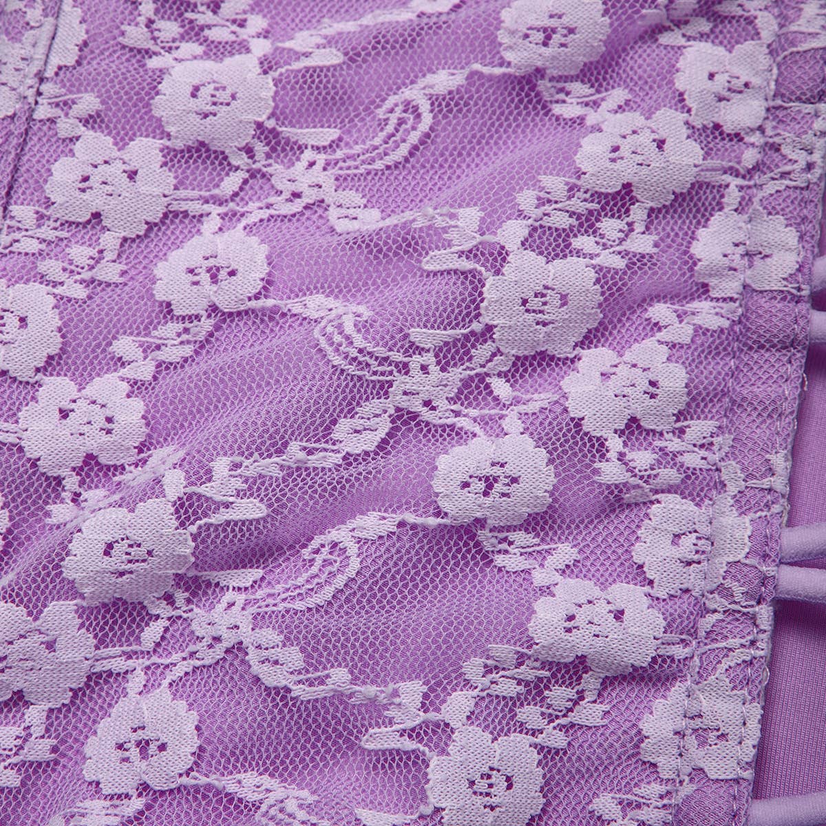 HIDDENBRAND - Wholesale Corset - Women's - Lace-Up Back Pink Lacy Corset28