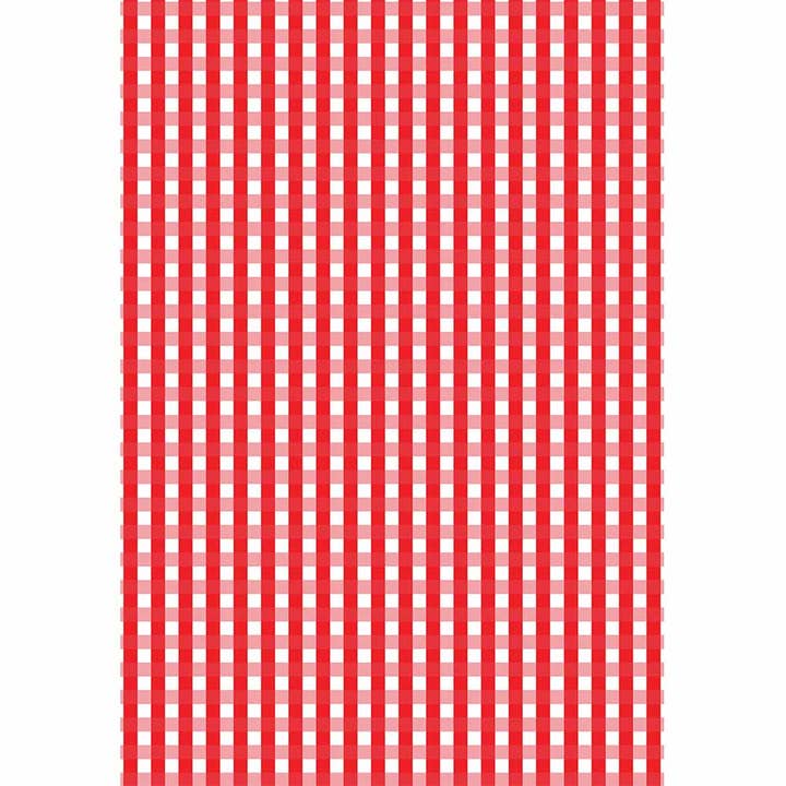 Mod Lounge Paper Company - Wholesale Wrapping Paper Roll - Gingham Red Gift Wrap Craft Sheets2