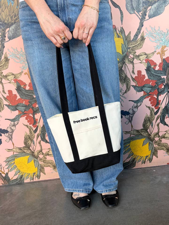 Bookish Mini Tote | Free Book Recs for wholesale by Well Versed Goods
