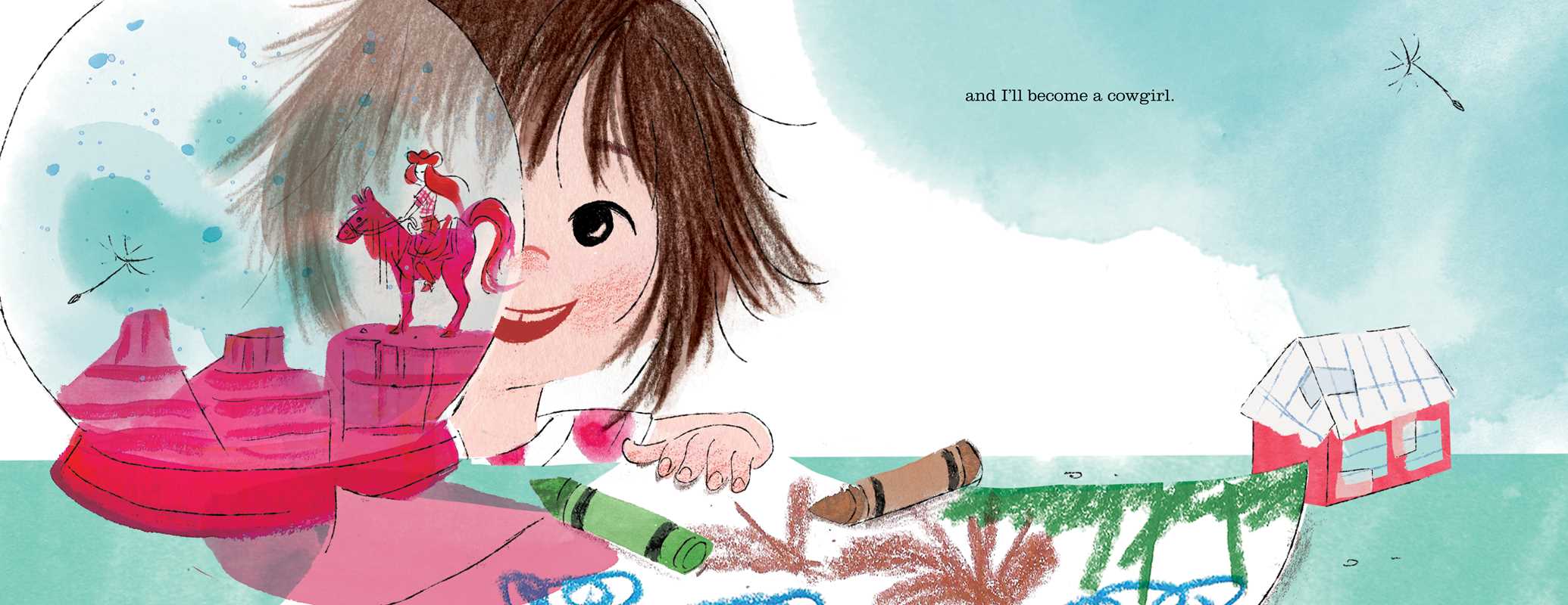 Simon & Schuster - Wholesale Preschool Book (3-5) - I Wanna Be a Cowgirl by Angela DiTerlizzi2