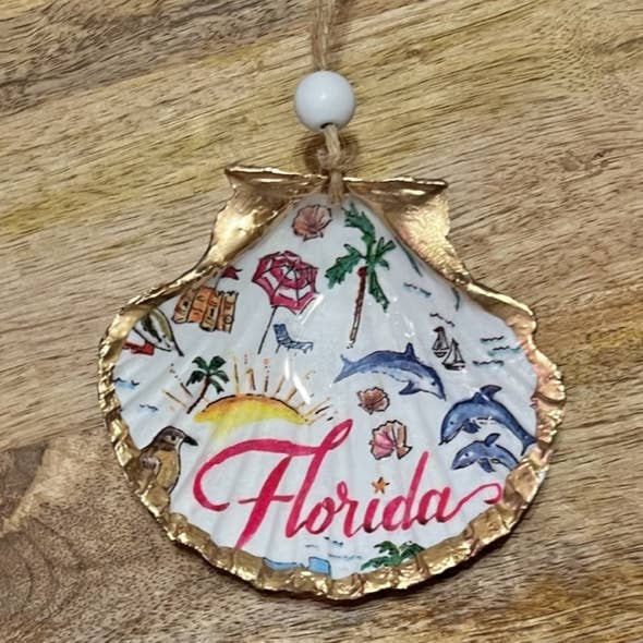 Florida Trinket Shell for wholesale by DogFish Design 13