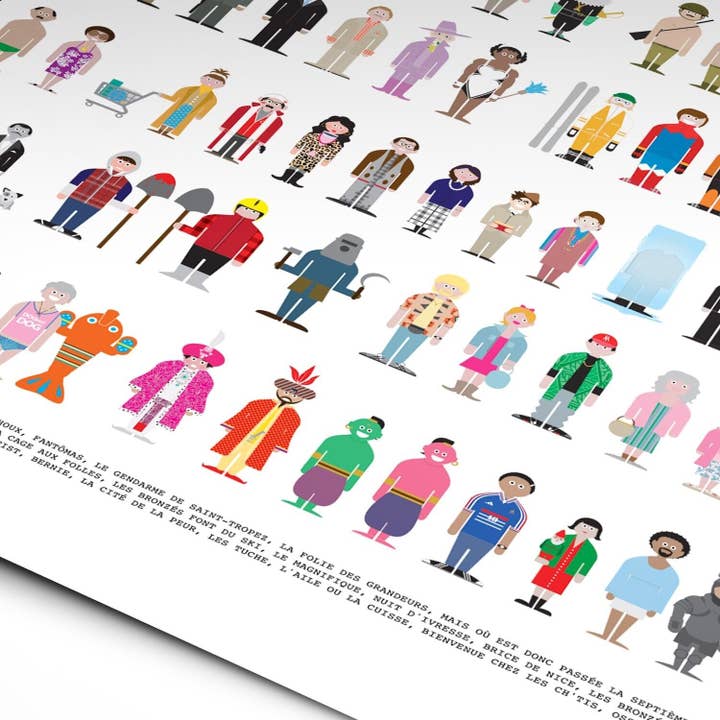 La Majorette à Moustache - Wholesale Poster - Poster Famous Comedy Films - 50x70 cm3