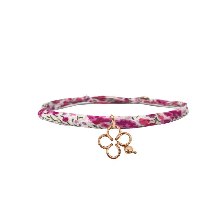 Bracelet mon trèfle Liberty goldfilled rose pour la vente par PADAM PADAM